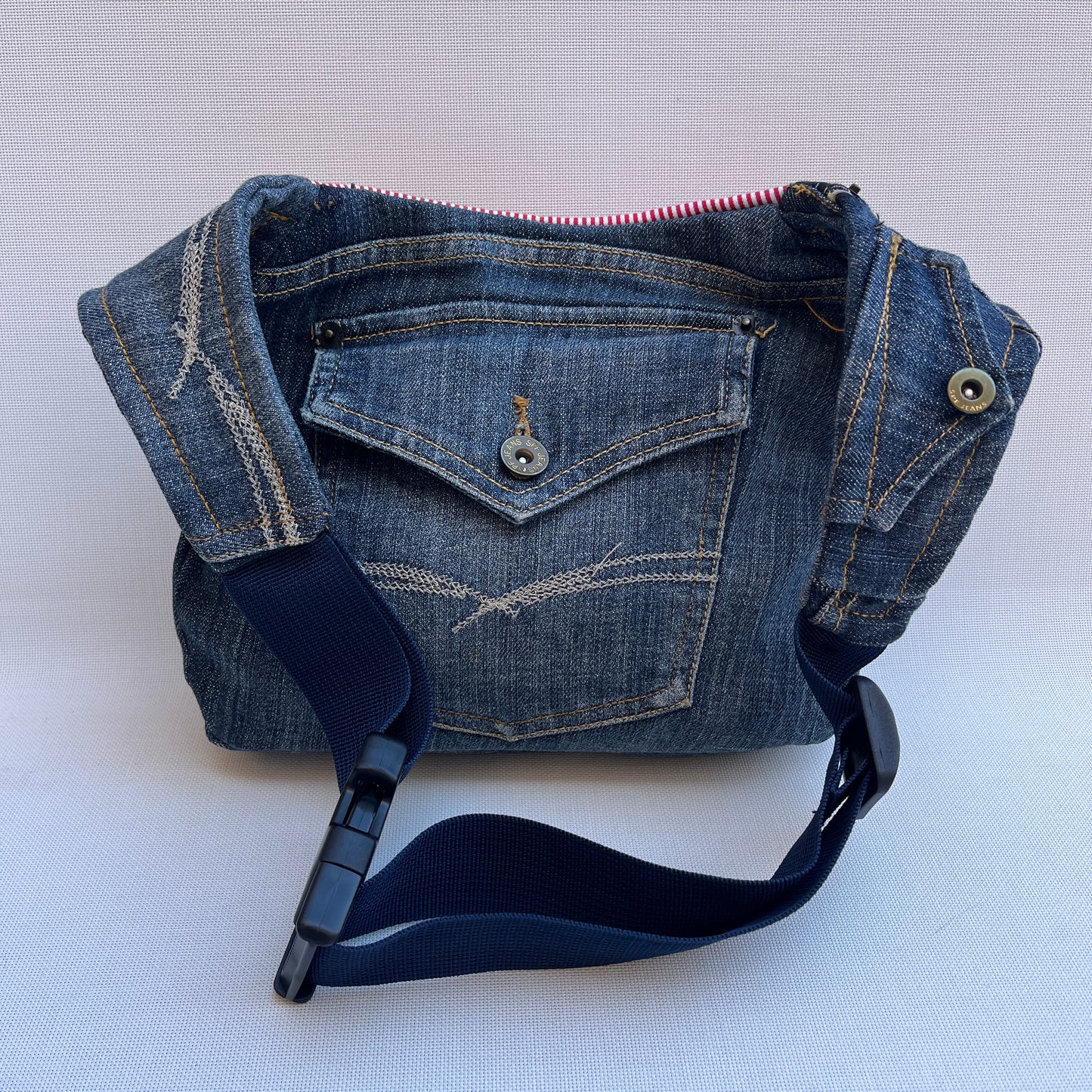 ♻️ Jeans Recycled ♻️ Unique Piece No. 12056