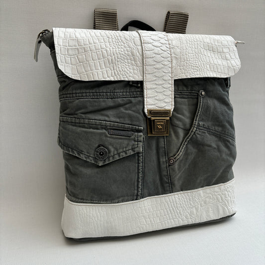 Mochila Top Caomka Recycled ♻️ Jeans · Pieza Única 16222