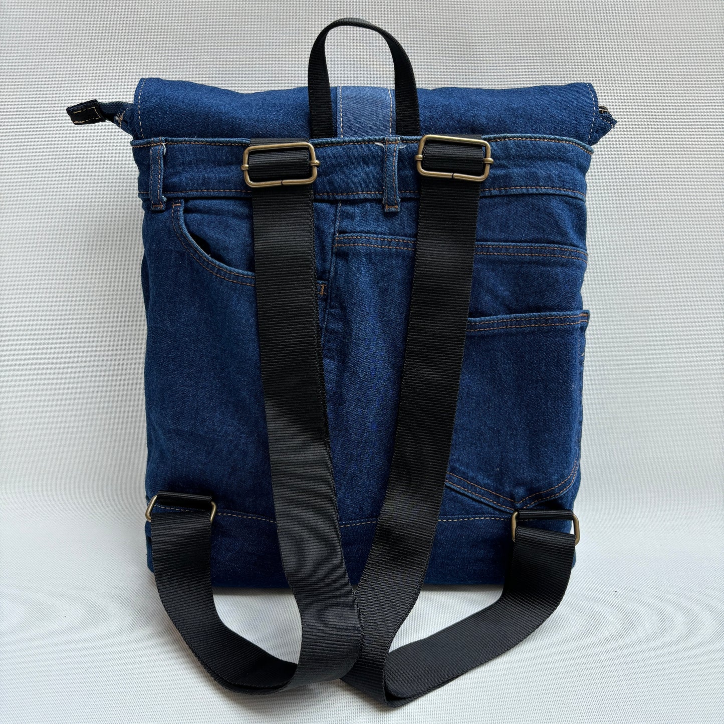 Mochila Top Caomka Recycled ♻️ Jeans · Pieza Única 15667