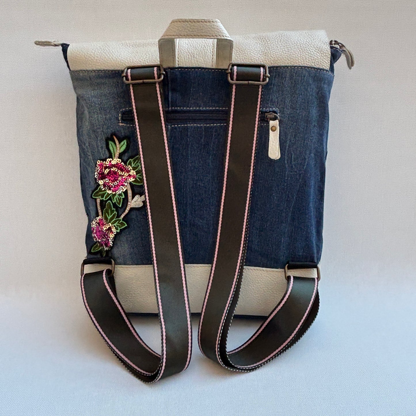 Mochila Top Caomka Recycled ♻️ Jeans · Pieza Única 16478