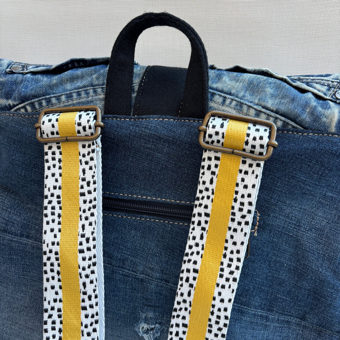 Mochila Top Caomka Recycled ♻️ Jeans · Pieza Única 16682