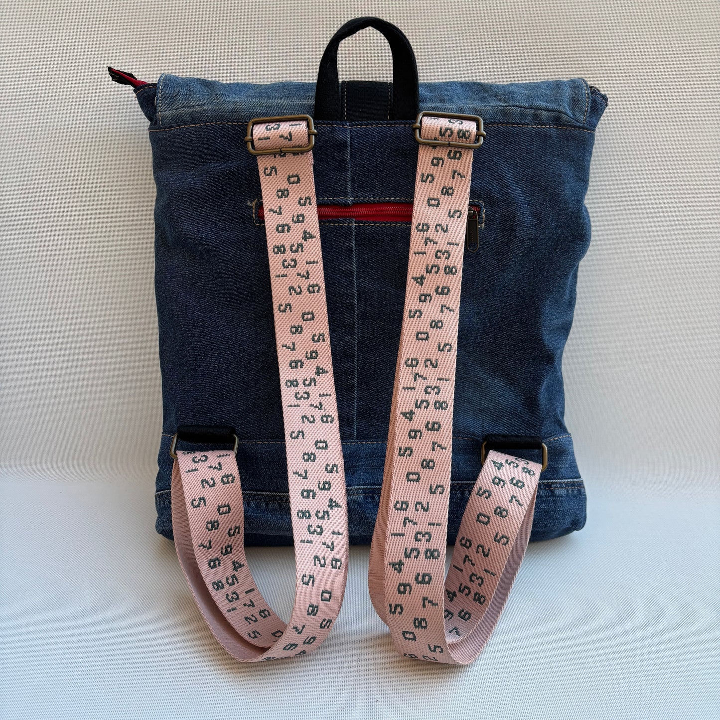 Mochila Top Caomka Recycled ♻️ Jeans · Pieza Única 16683