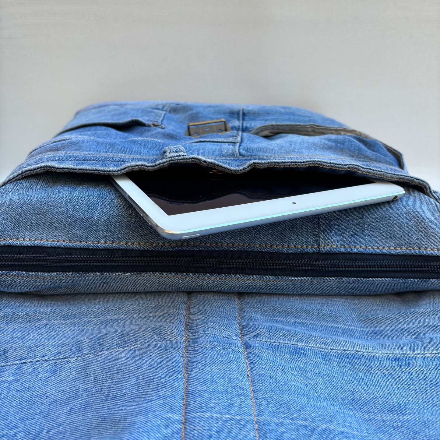 Mochila Top Caomka Recycled ♻️ Jeans · Pieza Única 15687