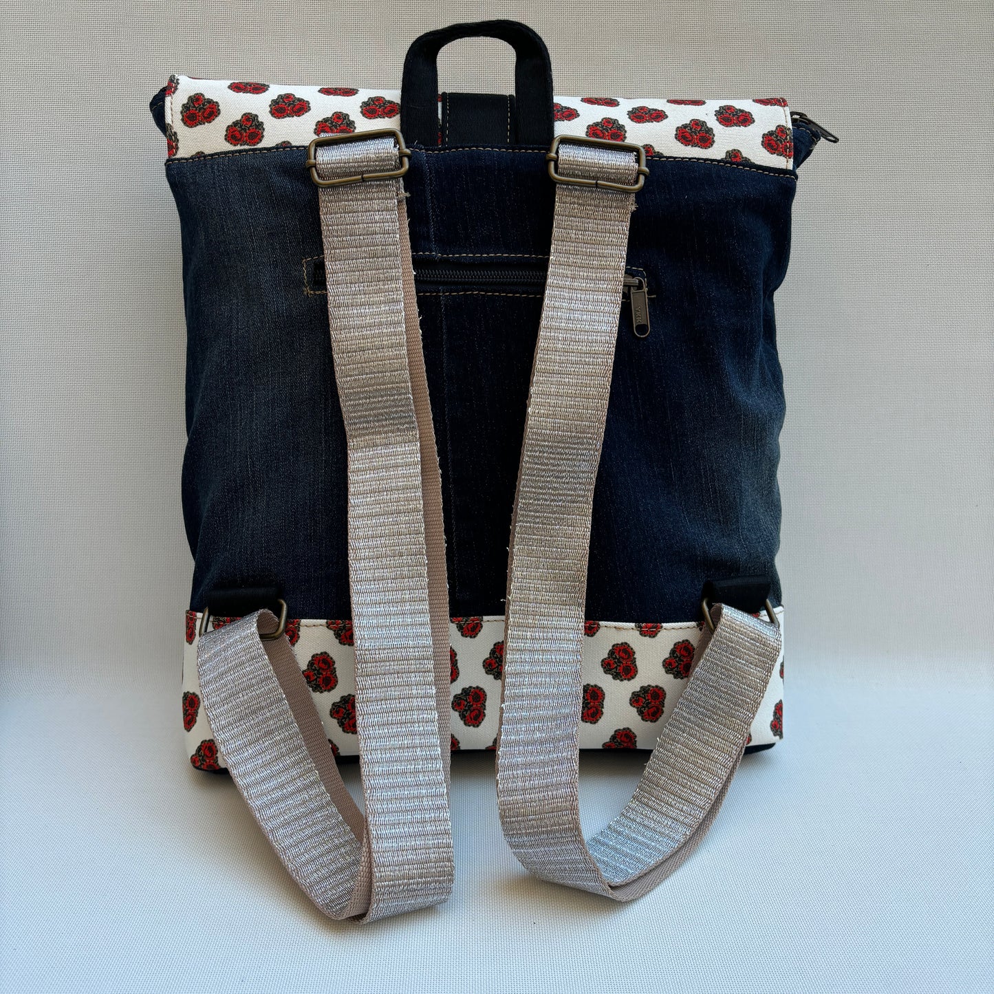 Mochila Top Caomka Recycled ♻️ Jeans · Pieza Única 15588