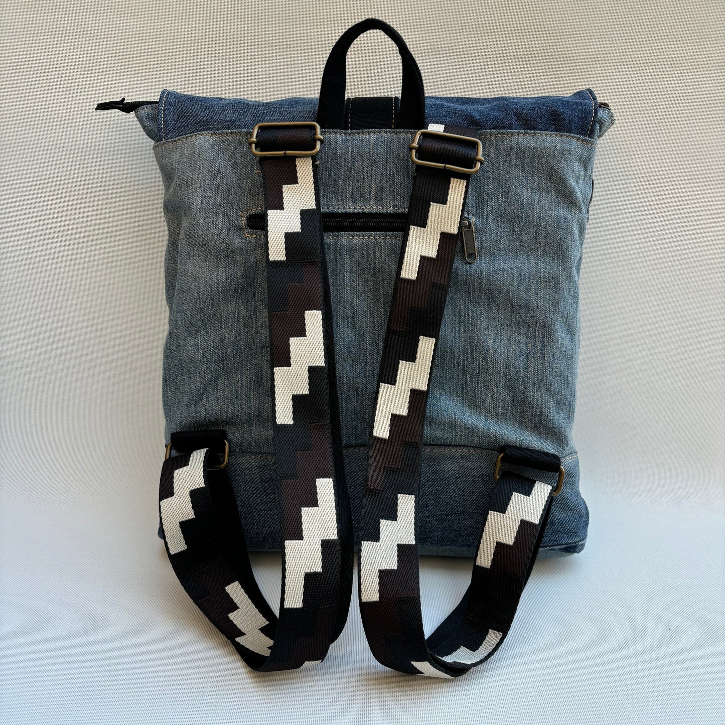 Mochila Top Caomka Recycled ♻️ Jeans · Pieza Única 15758