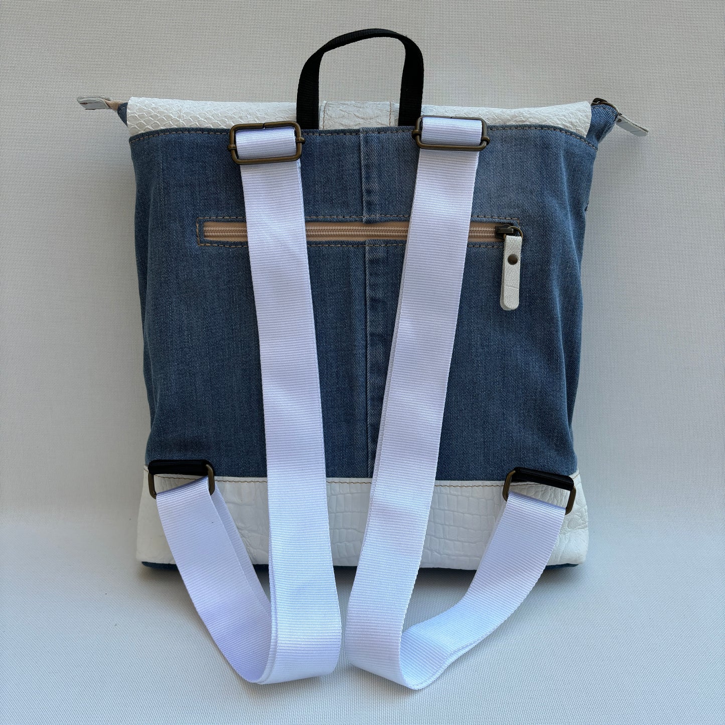 Mochila Top Caomka Recycled ♻️ Jeans · Pieza Única 16048