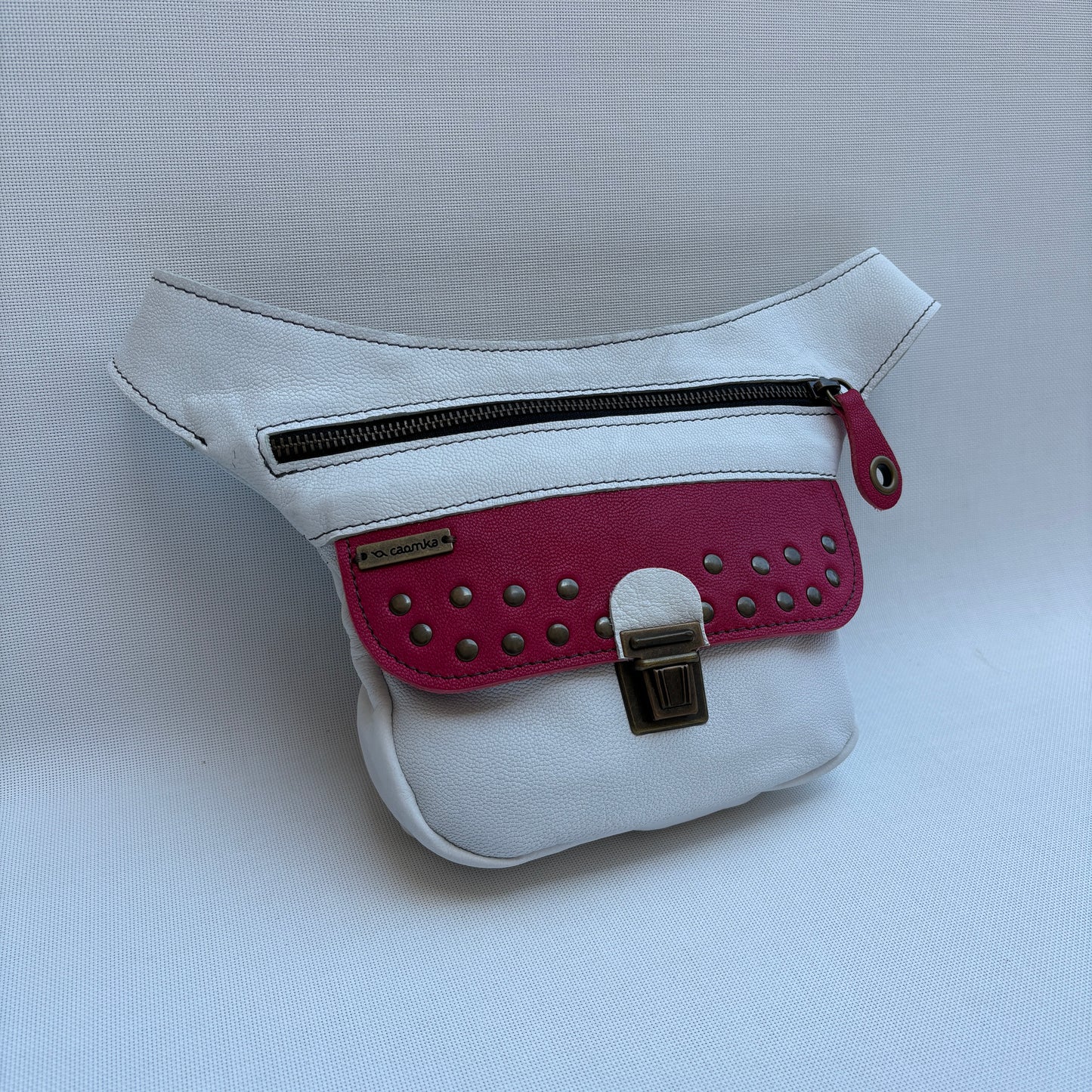 (-30%) Mini Premium White & Fucsia · Piel - Cuero · Pieza Exclusiva Núm. 15864