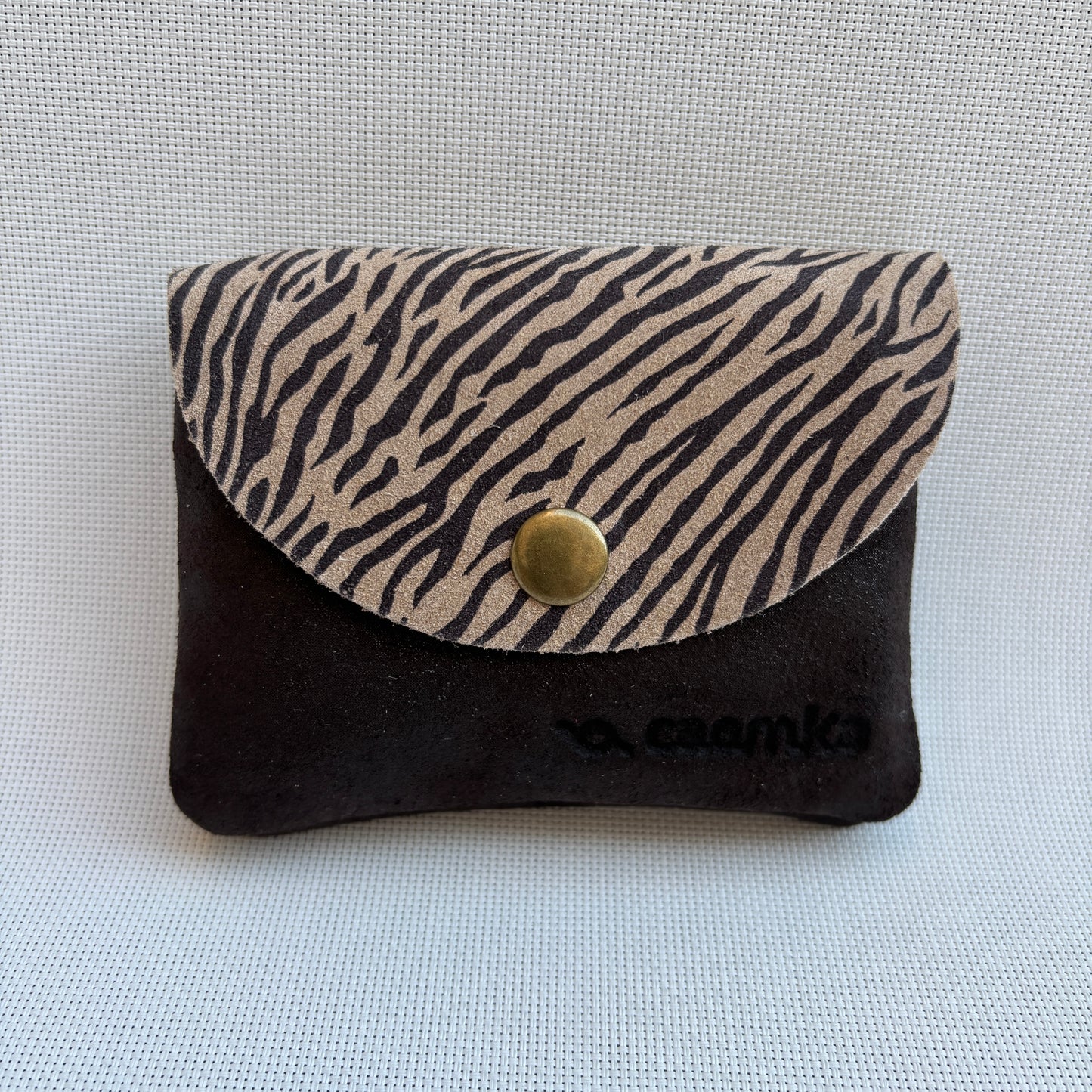 Monedero Sweet Caomka "Zebra" · Piel - Cuero · Pieza Exclusiva Núm. 16770