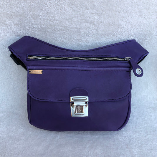 Classic Purple & Silver · Piel natural BioCuir® · Pieza Exclusiva Núm. 8333