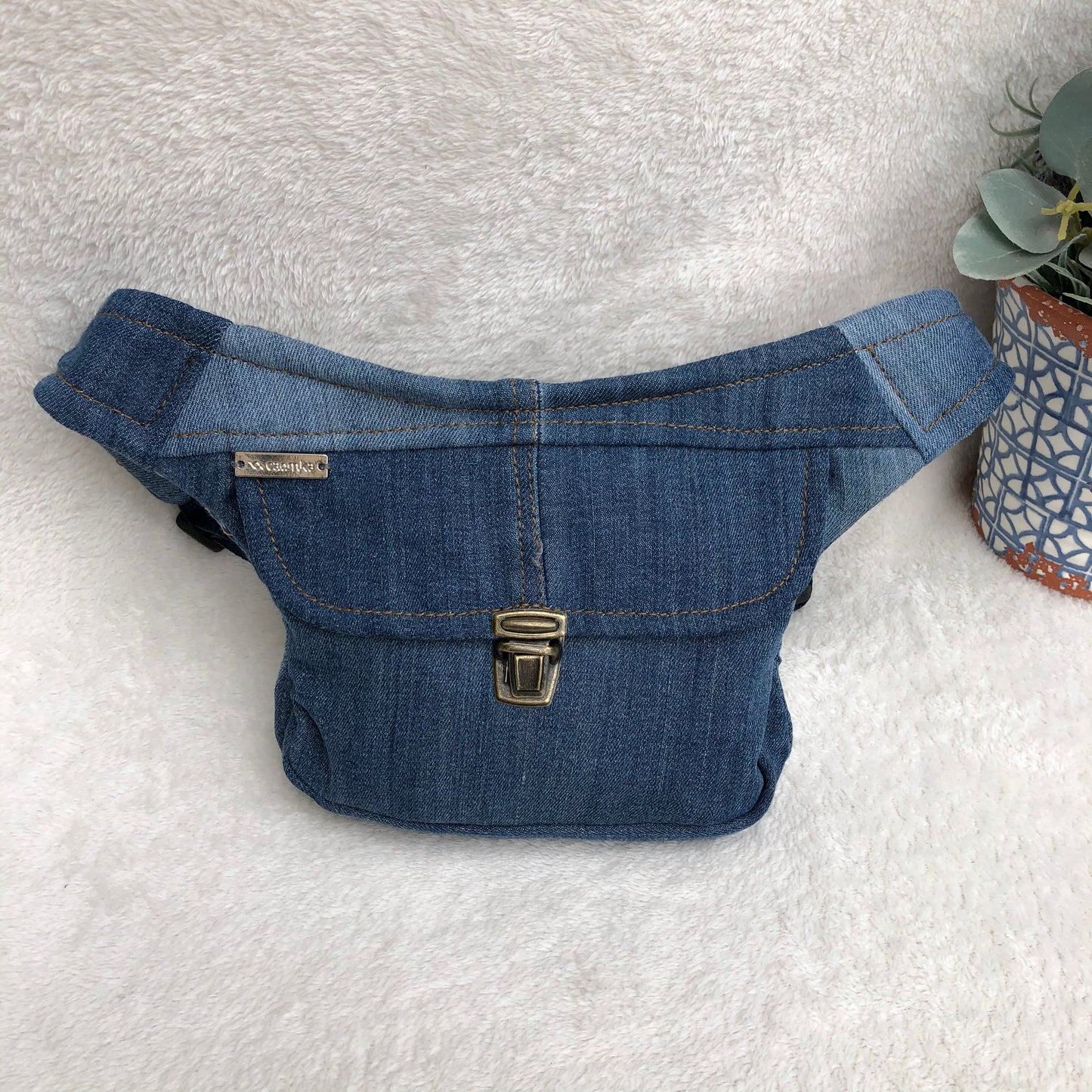 ♻️Mini Special Jeans Recycled ♻️ Unique Piece No. 8898