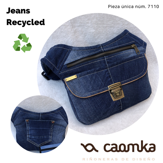 Jeans Recycled. Unique Piece No. 7110