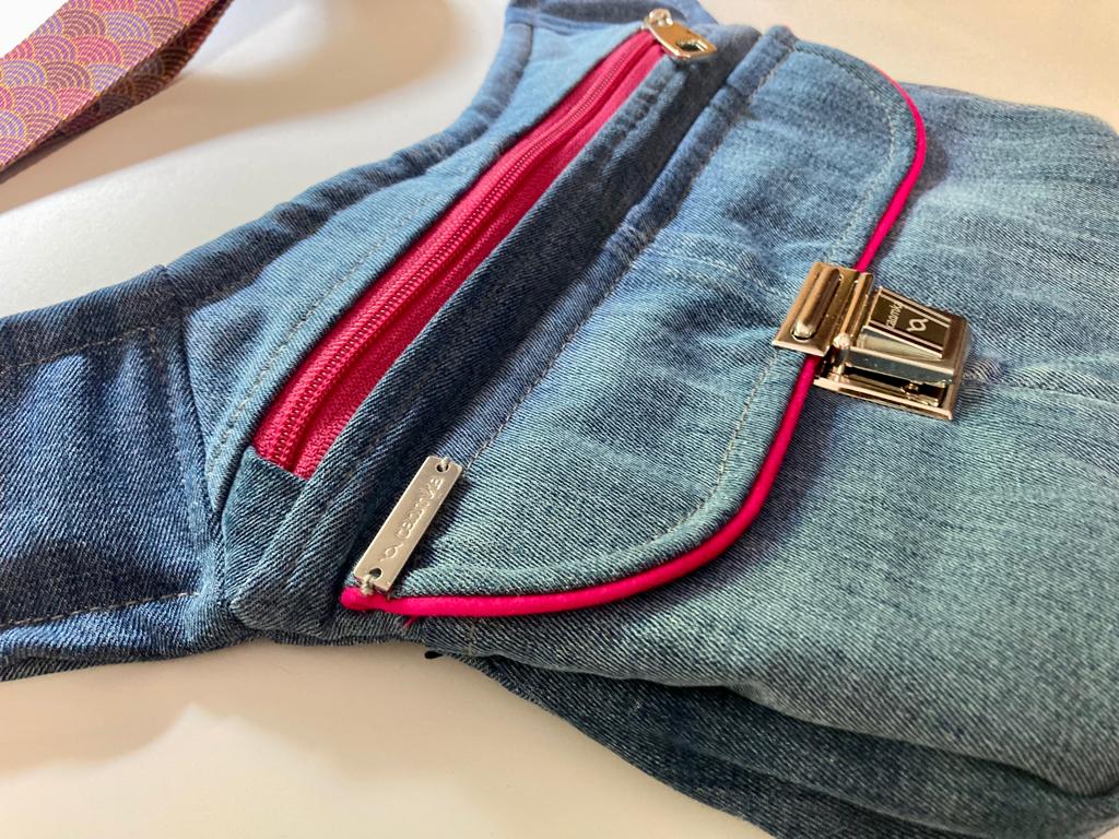 Your ♻️ Recycled Jeans ♻️ + Back pocket with zipper Unique Piece No. 12036